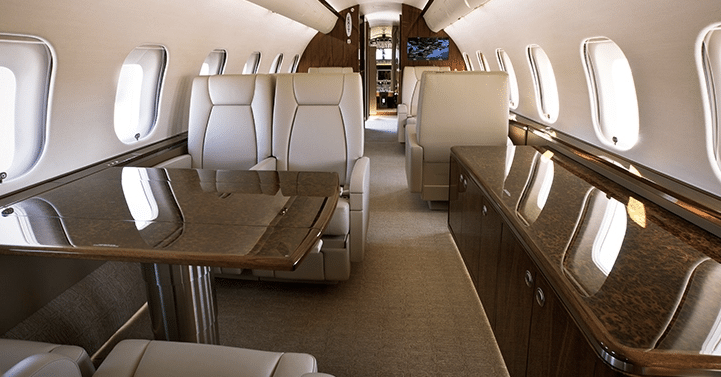 Bombardier Global 5000 interior